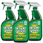 3-Pack 32-Oz Simple Green All Purpose Concentrated Cleaner Spray (Original) $7.86 ($2.62/ea) + Free Shipping w/ Prime or on $35+