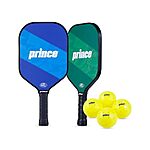 Prince Challenger Pickleball Set w/ 2 Carbon Fiber Paddles &amp; 4 Balls $49.99 + Free Shipping w/ Prime