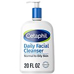 20-Oz Cetaphil Face Wash, Daily Facial Cleanser for Sensitive, Combination to Oily Skin $8.07 w/ S&amp;S + Free Shipping w/ Prime or on $35+