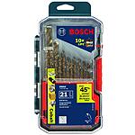 21-Piece BOSCH CO21B Assorted Set with Cobalt M42 Metal Drill Bit &amp; Three-Flat Shank for Drilling Applications $47.69 + Free Shipping