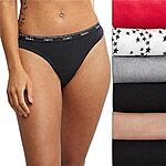 6-Pack Hanes Women's Originals Thong Panties (Basic Color Mix) $8.64 ($1.44/ea) + Free Shipping w/ Prime or on $35+