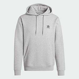 adidas Men's Trefoil Essentials Pullover Hoodie Sweatshirt (Medium Grey Heather) $18 + Free Shipping