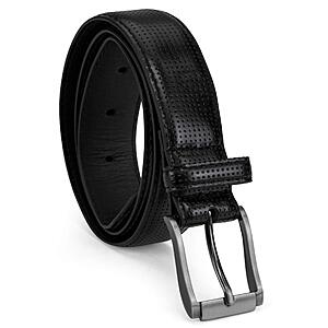 Steve Madden Boys' Big Belt (Black/Perforated, Large) $6.37 + Free Shipping w/ Prime or on $35+