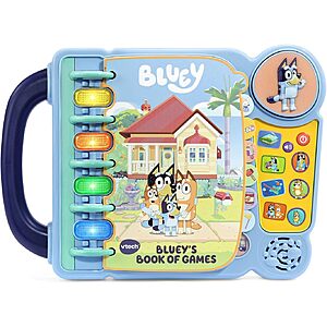 VTech Bluey Bluey's Interactive Book of Games w/ 400+ Melodies, Sounds & Phrases $17.59 + Free Shipping w/ Prime or on $35+