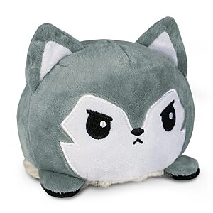 TeeTurtle: The Original Reversible Wolf Plushie (Gray Wolf + Sheep) $7.20 + Free Shipping w/ Prime or on $35+