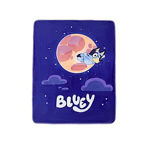 Northwest Bluey Micro Raschel Throw Blanket (46" x 60", Over The Moon) $15.22 + Free Shipping w/ Prime or on $35+