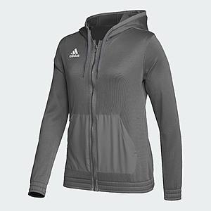adidas Women's Team Issue Full-Zip Hoodie (Team Grey Four/Solid Grey) $16.80 + Free Shipping