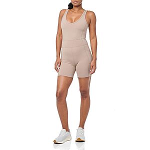 Calvin Klein Women's Performance Bike Short Romper Unitard (Size Medium, Moonrock) $10.36 + Free Shipping w/ Prime or on $35+