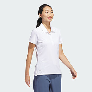 adidas Women's Ultimate365 Solid Short Sleeve Polo Shirt (White) $10.40 + Free Shipping
