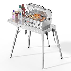 Electactic Food Grade 304 Stainless Steel BBQ Grill Table $90 + Free S/H