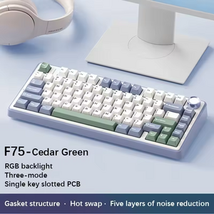 AULA F75 75% Wireless/Wired RGB Mechanical Gasket Keyboard (2 Colors) .40 + Free Shipping