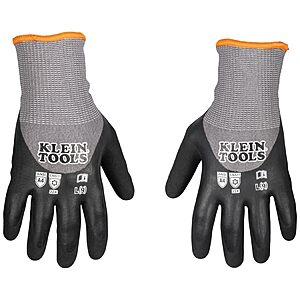 Klein Tools Knit Dipped ANSI A4 Cut-Resistant Winter Work Gloves (Large) .30