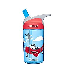 12-Oz CamelBak Eddy Kids Big Bite Valve Straw Water Bottle (Airplane Bandits) $6 + Free S&H w/ Amazon Prime