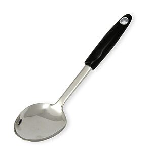 12" Chef Craft Heavy Duty Basting Stainless Steel Spoon $4 