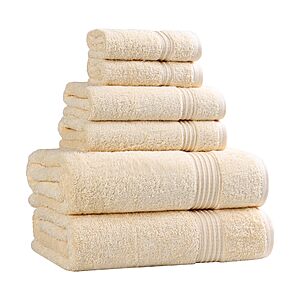 6-Piece Superior Egyptian Cotton Towel Set (Canary) $38.50 + Free Shipping
