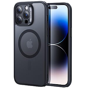 ESR Translucent Matte Case for iPhone 14 Pro Compatible with MagSafe (Frosted Black) $2.99 + Free Shipping w/ Prime or on $35+