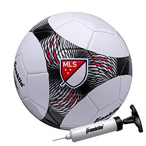 Franklin Sports MLS Pro Vent Soccer Ball w/ Air Pump (Size 3,Red) $9.73 + Free Shipping w/ Prime or on $35
