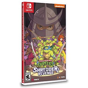 Teenage Mutant Ninja Turtles: Shredder's Revenge (Nintendo Switch) $25 