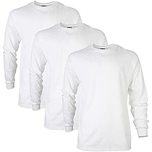 3-Pack Gildan Ultra Cotton Long Sleeve T-Shirts (Various) from $14.98 + Free Shipping w/ Prime or on $35+