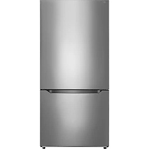 Insignia 18.6 Cu. Ft. Bottom Freezer Refrigerator (Stainless Steel) $599.99 + Free Store Pickup