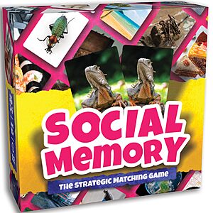 Social Memory:Strategic Twist On Classic Memory Game (2-5 Players) $7.49 + Free Shipping w/ Prime or on $35