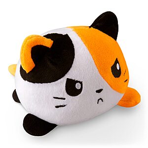 4" TeeTurtle Reversible Cat Plushie Calico Two-Sided Flip Plush Toy + Free Shipping w/ Prime or on +