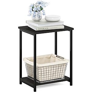 Furinno 2-Tier Metal Frame End Table (2 colors) $14.67 + Free Shipping w/ Prime or on $35+