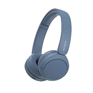 Sony WH-CH520 Wireless Bluetooth On-Ear Headphones w/ Microphone & 50-Hour Battery (Blue) $38.00 + Free Shipping