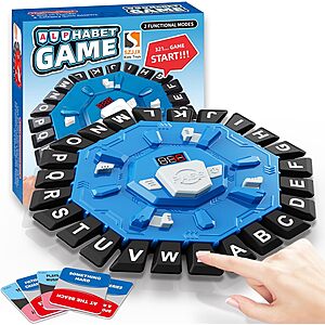 Prime Members: Word Game Family Board Game w/ 2 Modes, 220 Topic Categories & 24 Letters (Blue) $11.92 + Free Shipping