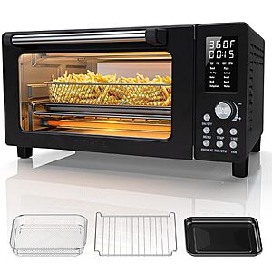 NuWave Bravo Pro 21-Quart 10-in-1 Convection Air Fryer Toaster Oven (Black) $119.99 + Free Shipping