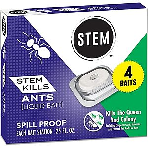 4-Count STEM Ant Bait Liquid Indoor Ant Trap