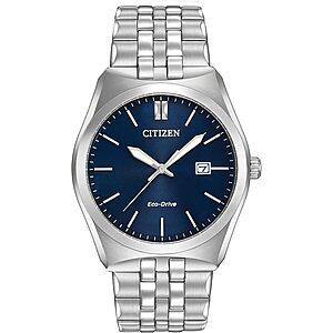 40mm Citizen Men's Classic Corso Eco-Drive Blue Dial Stainless Steel Watch $175 + Free S&H