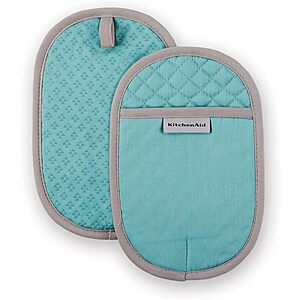 2-Pack KitchenAid Asteroid Pot Holders (Aqua Sky)