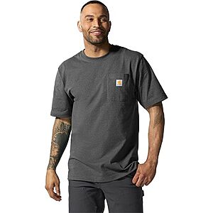 Carhartt Men's K87 Pocket T-Shirt (Carbon Heather)