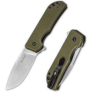 Kizer Nice Guy 2.84" D2 Steel Folding Knife w/ G10 Handle & Liner Lock