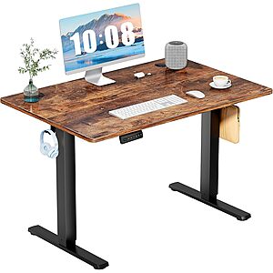 40" Dumos Electric Adjustable Height Workstation Standing Desk (various) $65.95 & More + Free S&H
