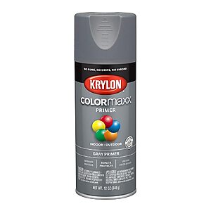 12-Oz Krylon COLORmaxx All-Purpose Spray Paint Primer (Gray)