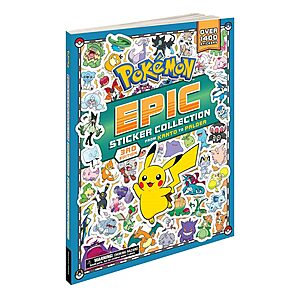 Pokémon Epic Sticker Collection 3rd Ed: From Kanto to Paldea w/ Over 1,400 Stickers