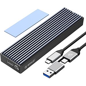 ORICO M.2 NVMe & SATA SSD Enclosure w/ USB 3.1 Gen 2 10Gbps