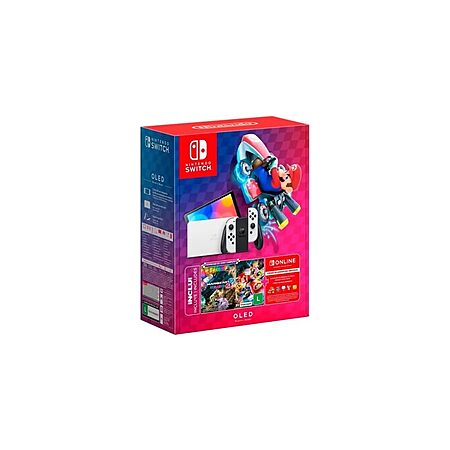 Nintendo Switch OLED Mario Kart 8 Deluxe Bundle (International Model) $289 + Free S/H for Prime Members