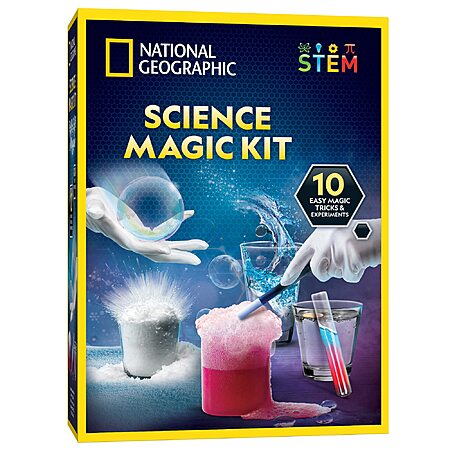 National Geographic Magic Chemistry Science Kit for Kids w/ 10 Amazing Magic Tricks $12.59 + Free Shipping w/ Prime or on $35+