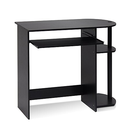 Furinno Simplistic Easy Assembly Computer Desk, With Keyboard Tray (Espresso/Black) $27.53 + Free Shipping w/ Prime or on $35+
