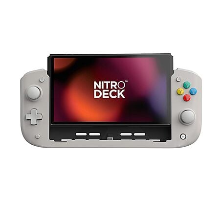 CRKD Nitro Deck Professional Handheld Deck with Zero Stick Drift for Nintendo Switch and Switch OLED (PAL Grey/Retro Pink) $42.99 + Free Shipping