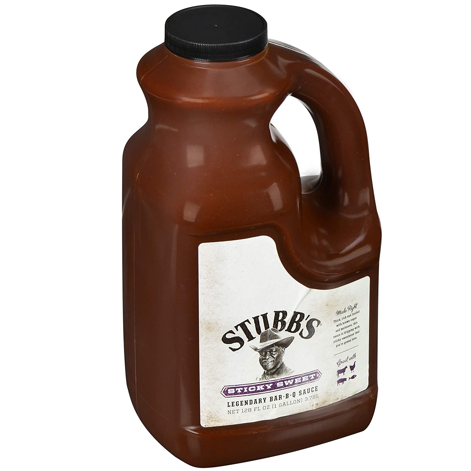Amazon: Stubb's Sticky Sweet Legendary Bar-B-Q BBQ Sauce, 1 gal, Less w/15% SS + Free Prime Shipping Lowest Price Ever $14.2