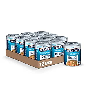 Amazon: Progresso Light, Chicken Pot Pie Style Soup, 18.5 oz. (Pack of 12), Less w/15% SS, Free Prime Shipping $18.01