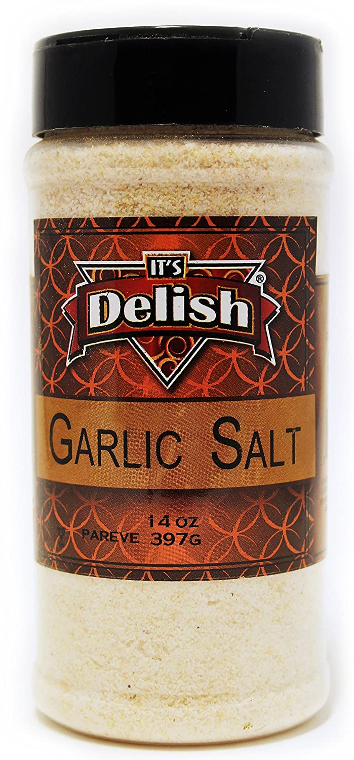 Amazon: Garlic Salt by It's Delish (Medium Jar, 14oz), Lowest Price Ever, w/SS, Free Prime Shipping $2.38