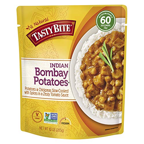 Amazon Prime Day Deal: Tasty Bite Indian Bombay Potatoes or Vegetable Tikka Masala, Microwaveable Ready to Eat Entrée, 10 Ounce (Pack of 6) $13.72