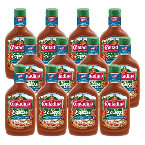 Amazon: Contadina Tomato Basil Pizza Squeeze Sauce, 12 Pack, 15 oz Bottles, w/5% SS, Less w/15% SS, Free Prime Shipping $13.57