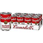 12-Pk 10.5oz Campbell's Condensed Cream of Mushroom with Roasted Garlic Soup $12