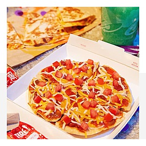 Taco Bell: Mexican Pizza or Regular Drink